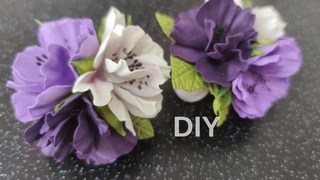 DIY/ МК 🌿🌸🌿букетики для дівчинки на резинці/ для новачків