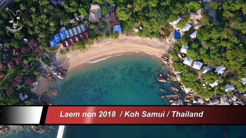 6 Laem non 2018 , Koh Samui, Thailand, overflown with my