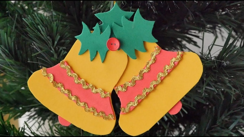 How to Make Christmas Bells in Foami Home Art Tv By Juan Gonzalo