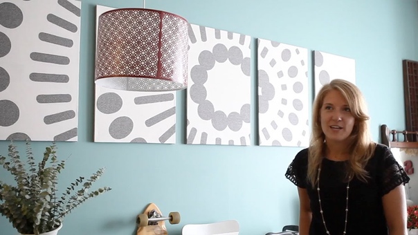 Tiny apartment + ETSY shop with big design Tiny, Eclectic, Amazing Spaces