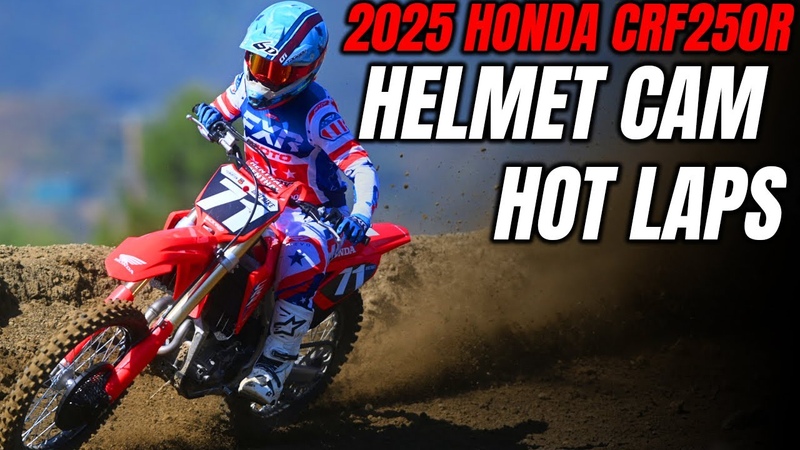 2025 Honda CRF250 R Helmet Cam Hot