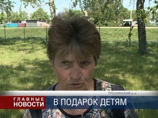 Спортплощадка в Тросне
