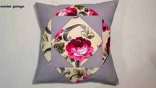 Decorating ideas // patchwork pillow// sewing tips and tricks