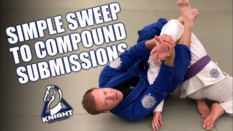 Simple Sweep to Compound Submissions, Jiu Jitsu
