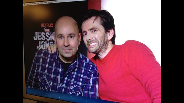 David Tennant Interview MARVEL S JESSICA JONES NETFLIX + DOCTOR