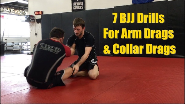 7 BJJ Drills For Arm Drags And Collar Drags 7 bjj drills for arm drags and collar