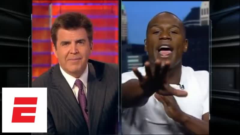 Floyd Mayweather goes toe to toe with Brian Kenny on Sports Center, ESPN