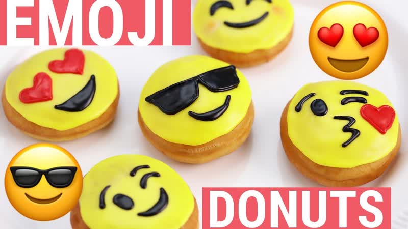 HOW TO MAKE EMOJI DONUTS NERDY