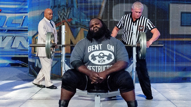 Superstar bench press challenges: WWE