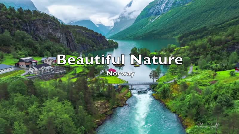 Norway AMAZING Beautiful Nature with Relaxing