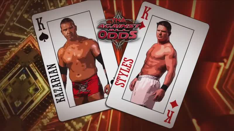TNA Against All Odds 2012 Эй Джей Стайлз пр. Казаряна (рус) 720