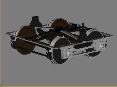 W & A RR General Tender Rear Grey Bogey