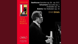 Piano Sonata No. 16 in G Major, Op. 31 No. 1: II. Adagio grazioso (Live)