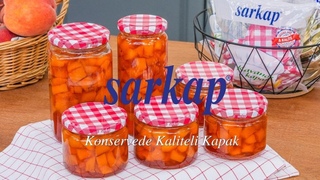 Sarkap Kavanoz Kapaklar le eftali Reeli Tarifi