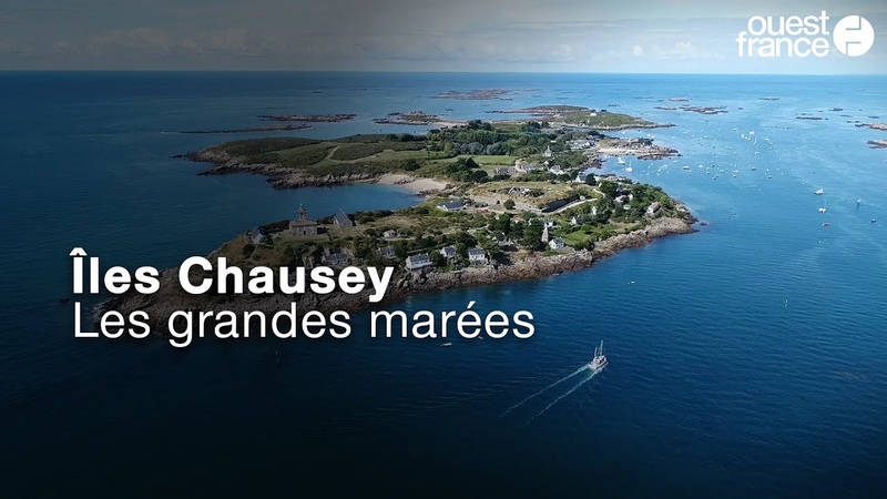 À Chausey, les GRANDES MARÉ ES vues du