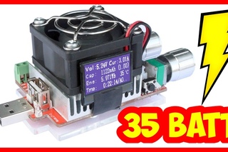 ⚡ МЕГА КРУТОЙ И МОЩНЫЙ USB ТЕСТЕР-НАГРУЗКА НА 35 ВАТТ С АКТИВНЫМ ОХЛАЖДЕНИЕМ С АЛИЭКСПРЕСС