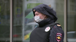 UNLISTED: An unknown person allegedly holds hostages at the Alfa Bank branch in Moscow​
