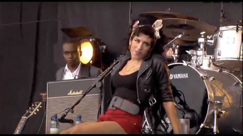 Amy Winehouse T In The Park festival Kinross, Scotland, U. K. 2008 07 13