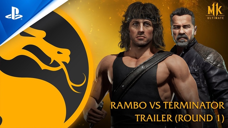 Mortal Kombat 11 Ultimate Official Rambo vs. Terminator Trailer, PS4,