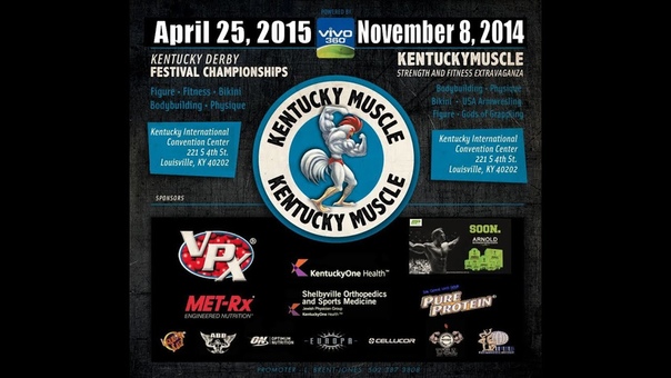 IFBB Pro Kentucki Muscle 2014. Mens