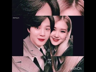 Чимин Розэ 💖💖💕 BTS- BLACKPINK ROSE+JIMIN=💎💟💟💑👑💍