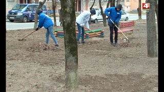 Новости Гродно. Сезонная уборка во дворах.