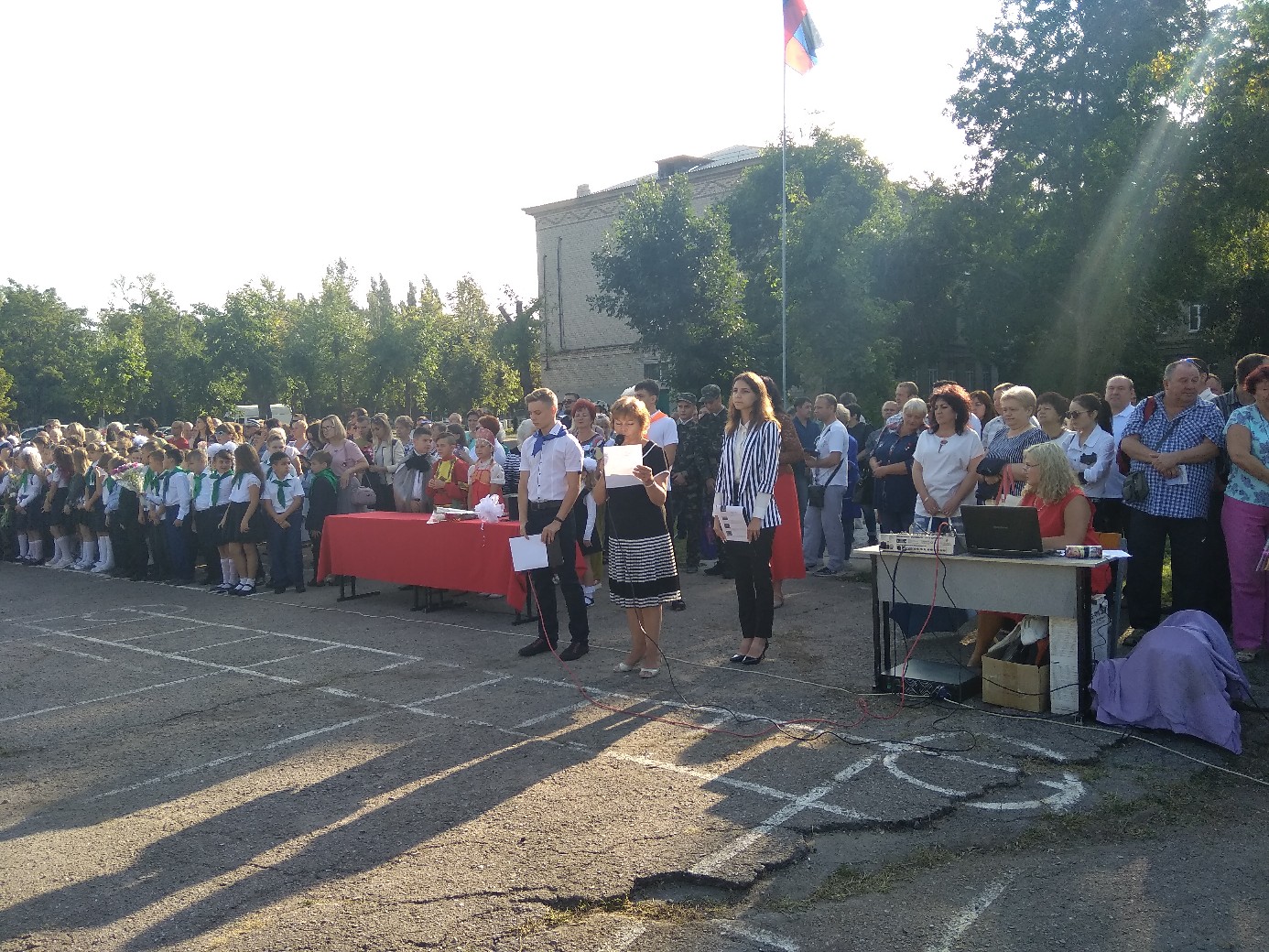 Первый звонок в лицее Первый звонок в лицее