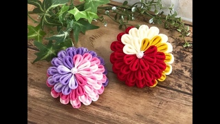 100 fabric flower kanzashi flower