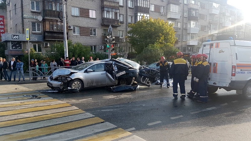 Russian Car Crash. Selection accidents for August 2019,