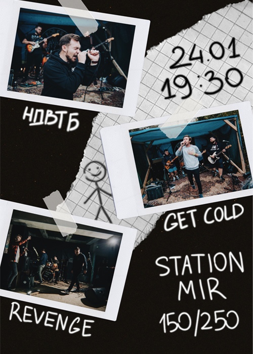 Афиша Воронеж 24.01/ GET COLD / STATION MIR