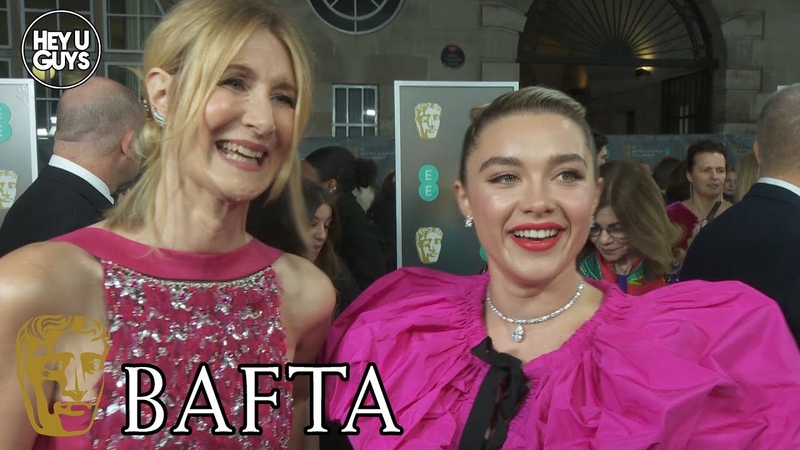 Laura Dern Florence Pugh ( Little Women, Black Widow) Interview BAFTAs