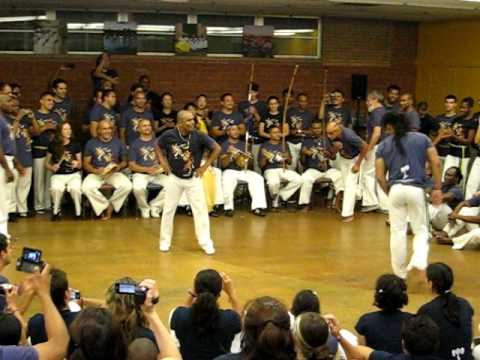 Lateef Crowder getting second level Professor belt at Capoeira Batuque Batizado pt.