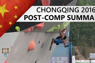 Chonqing Bouldering World Cup 2016 | Post-Comp Summary
