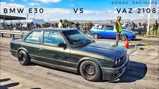 BMW e30 vs vaz 2108