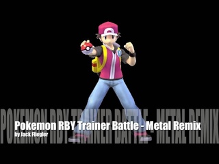 Pokemon RBY Trainer Battle - Metal Guitar Cover