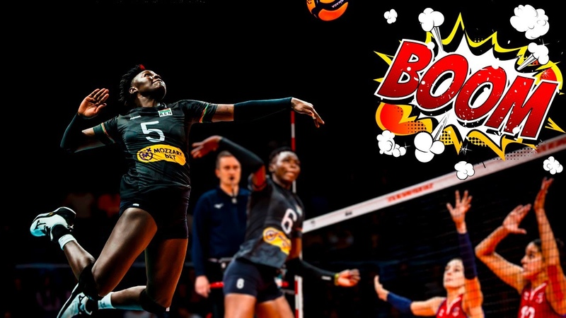 Sharon Chumba Kiprono Is The Top Scorer of the Kenyan Womens Volleyball Team,