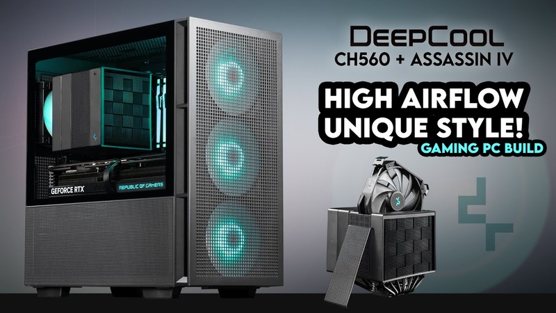 The Deepcool CH560 Assassin IV SLAYS , High Airflow Gaming PC Build, Strix RTX 4080, i7 13700