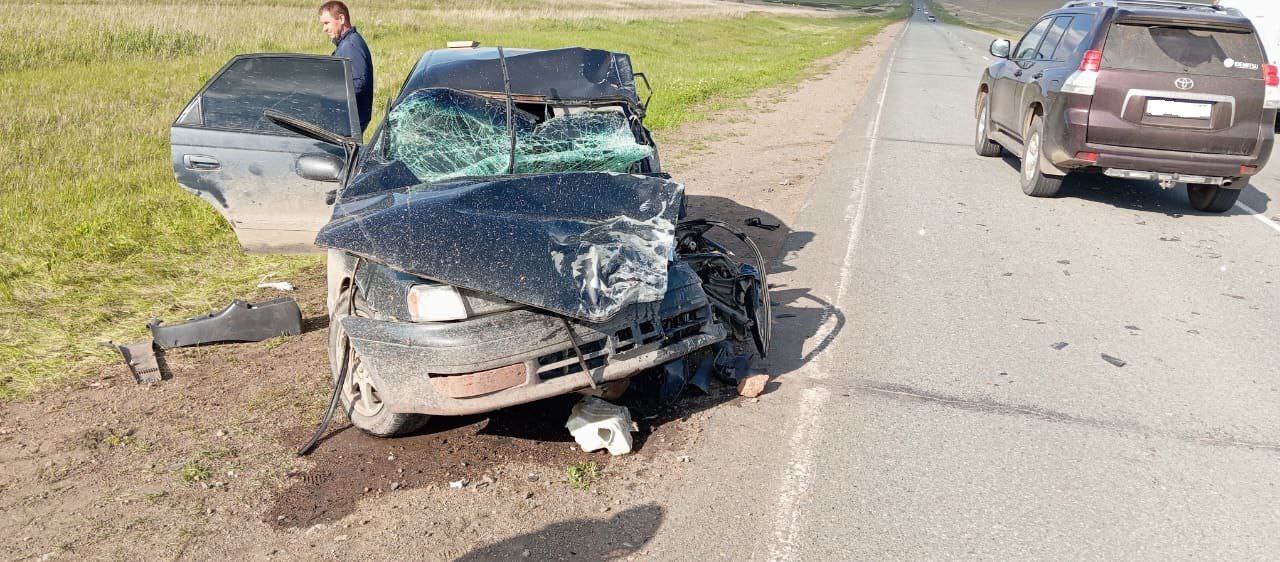 Серьезное ДТП на выезде из Шира рядом с полигоном ТБО Это картинка