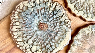Gorgeous Charcoal Resin Coasters: Resin Art Tutorial