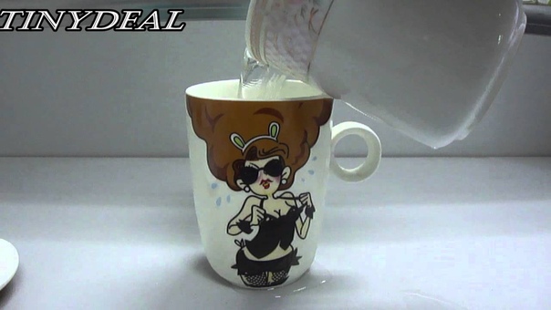 ( HLI 83714) Sexy Lady Patterned Color Changing Mug with