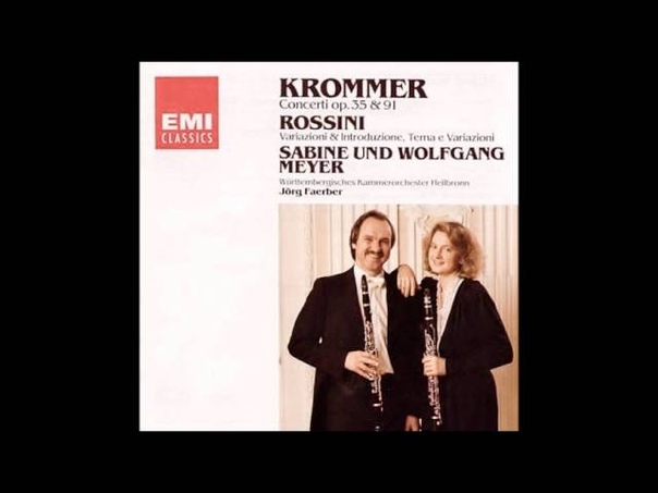 František Kramář Krommer Clarinet Double Concerto in E flat major Sabine and Wolfgang