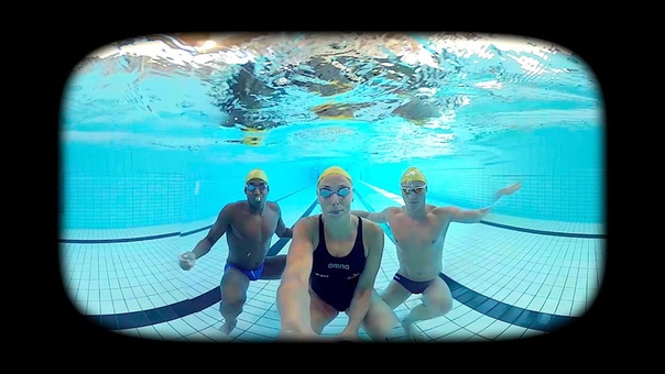 Simma med Stjärnorna VR, 360 film (for English, turn on
