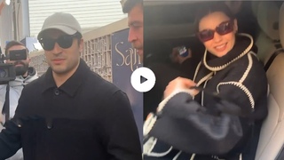 Mert Ramazan Demir Afra Saraolunun Evinden Beraber karken Muhabirlere Rportaj Verdiler
