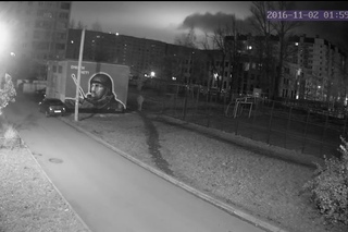 Портрет Моторолы в Петербурге облили краской
