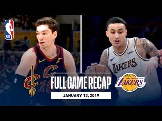 Full Game Recap: Cavaliers vs Lakers | Kuzma Scores 29 Points