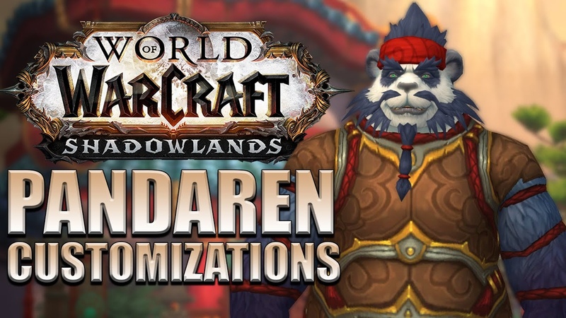NEW Pandaren Customization Options, Shadowlands