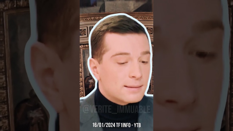 Jordan Bardella incendie Gabriel Attal et un Journaliste,