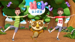 Dans la fort lointaine  Coucou hibou | Chanson bb - HeyKids