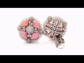 DIY-Video Tutorial Orecchini a Clip &quotFata Turchina" #clipearrings #earrings #gemduo #rocailles #cabo