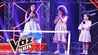 Shaireth, Mara Laura y Valeria cantan en las Sper Batallas | La Voz Kids Colombia 2021